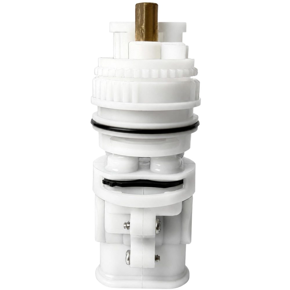 Gerber 97-022 replacement cartridge kit Gerber 97-022 replacement cartridge kit with brass stem, plastic bonnet, limit stop and pressure balance spool, front view