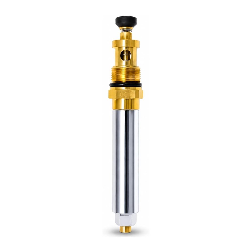 FourHome replacement diverter stem for Kohler 20868, brass body with chrome stem, 5.4 in. long with a Z broach