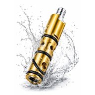 Moen 1225 and 1200 replacement brass cartridge in a splash of water