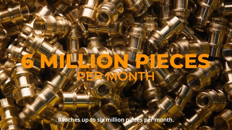 Precision forged brass cartridge parts