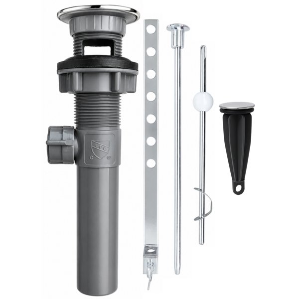 FourHome PVC body lavatory pop-up drain assembly, cUPC